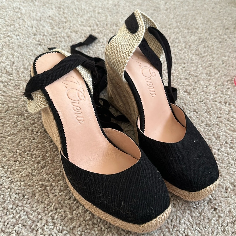 NWOB jcrew wedge espadrilles